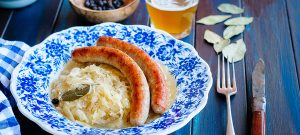 Bratwurst and a beer