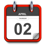 Thursday - April 2 - Calendar Icon