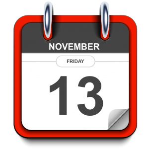 Friday - November 13 - Calendar Icon