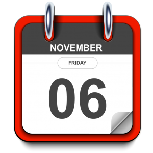 Friday - November 06 - Calendar Icon